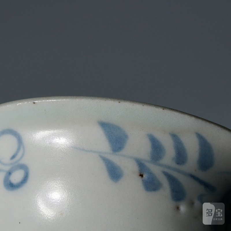 元 青花折枝花卉纹小杯 - 图12